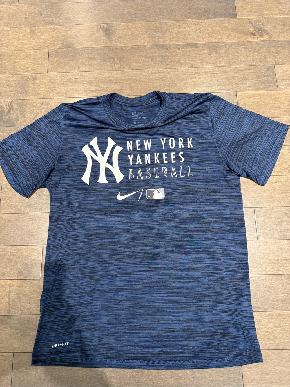 Nike Navy/White New York Yankees Baseball Tee